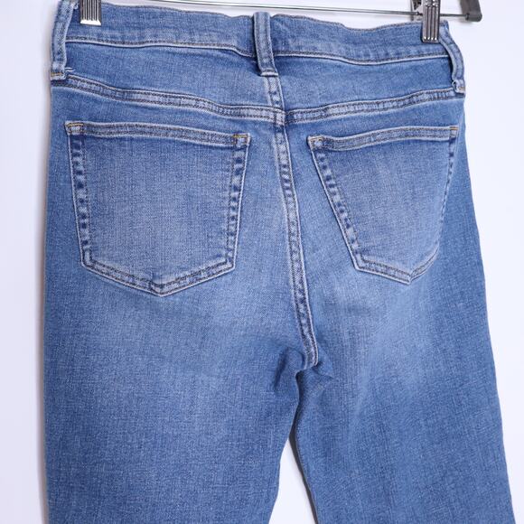 J.CREW 9" Vintage Straight Jean Wainscott Light Wash Blue Distressed Women's 25 - Picture 9 of 12